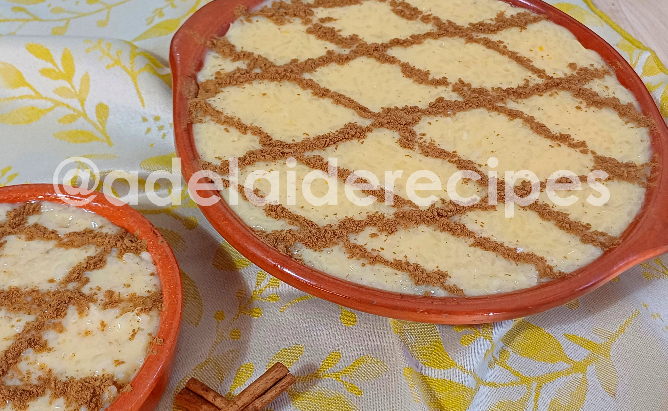 Traditional Portuguese Rice Pudding