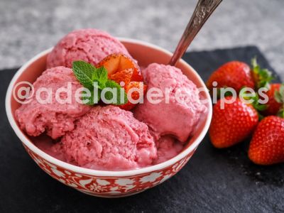 Strawberry Ice Cream with Just 2 Ingredients | Easy and Quick Recipe