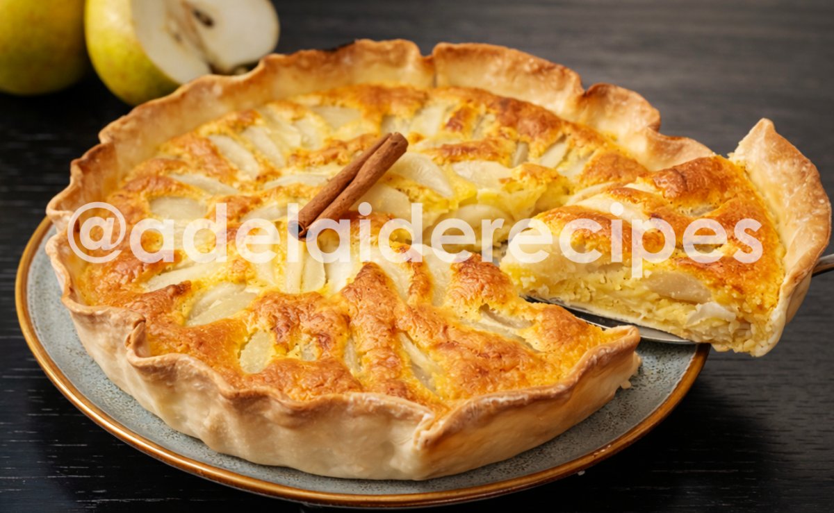 Easy and Economical Pear Tart | Homemade Recipe That’s Perfect!