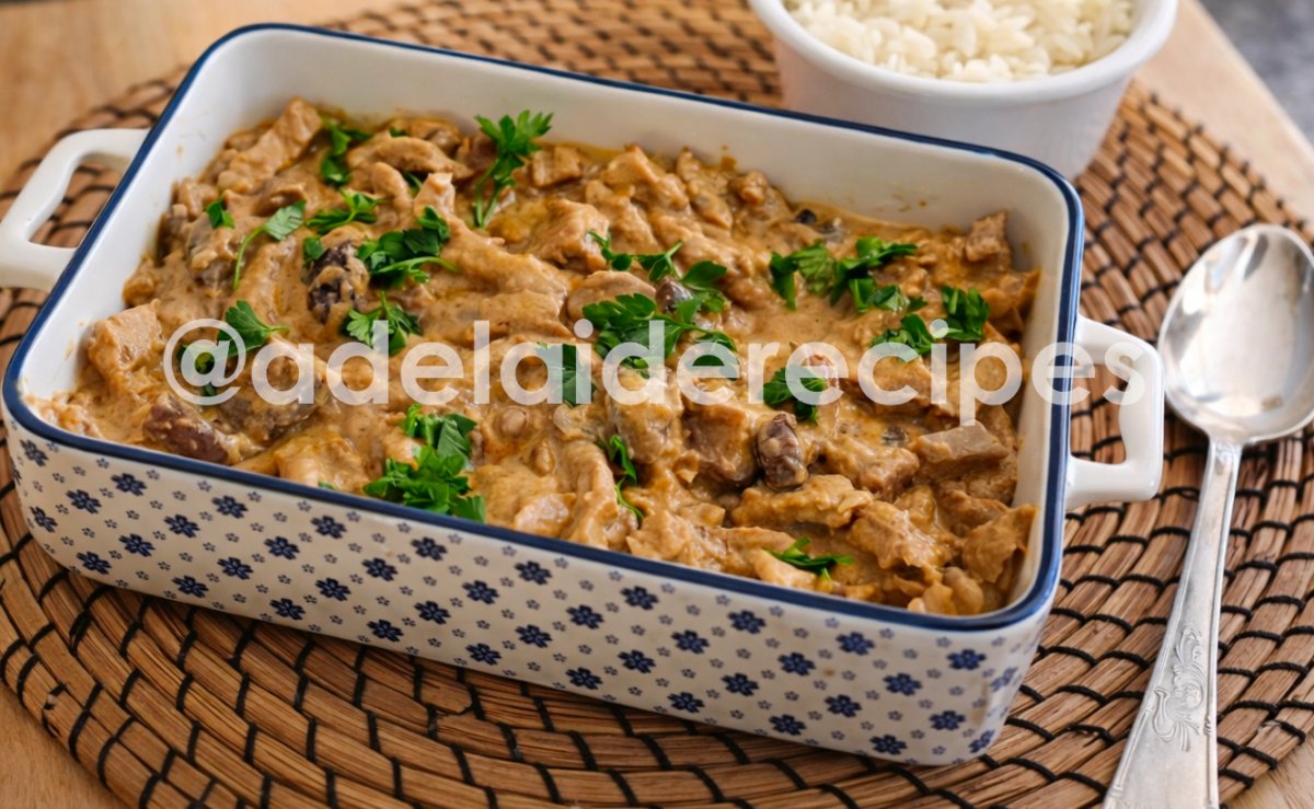 Pork Stroganoff with Mushrooms | Easy and Delicious Recipe!