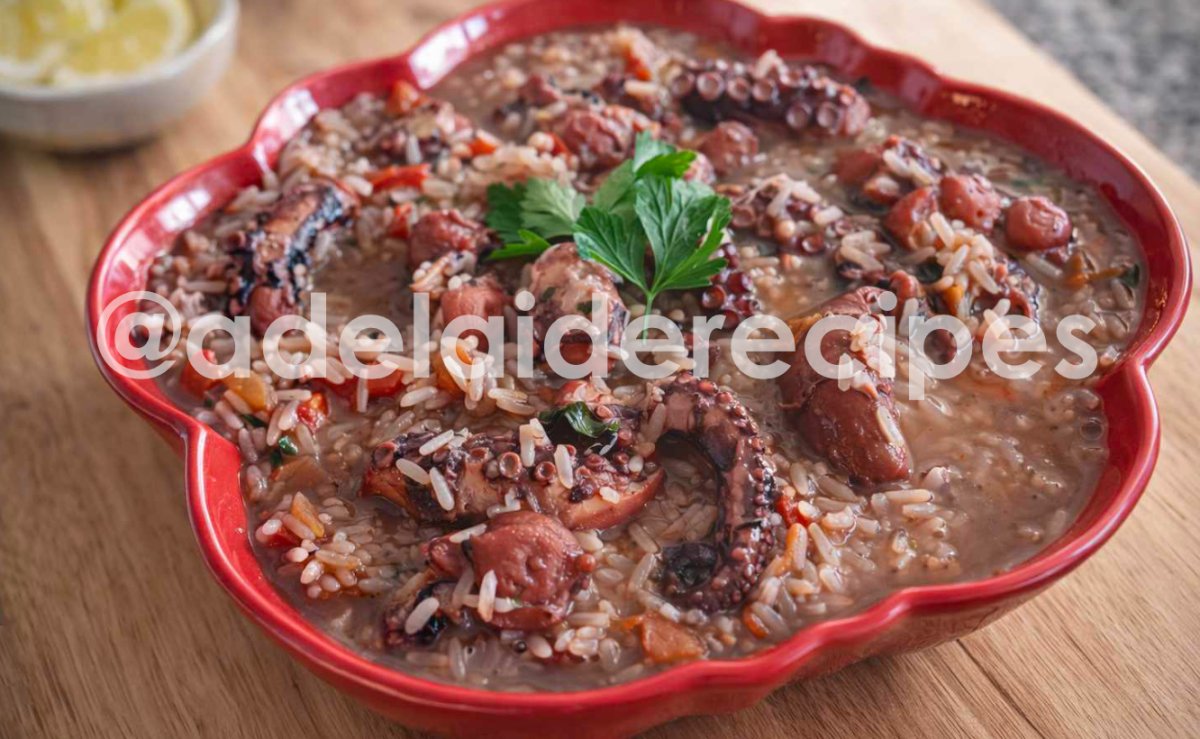 How to Make Tender Octopus Rice | The Best Portuguese Recipe