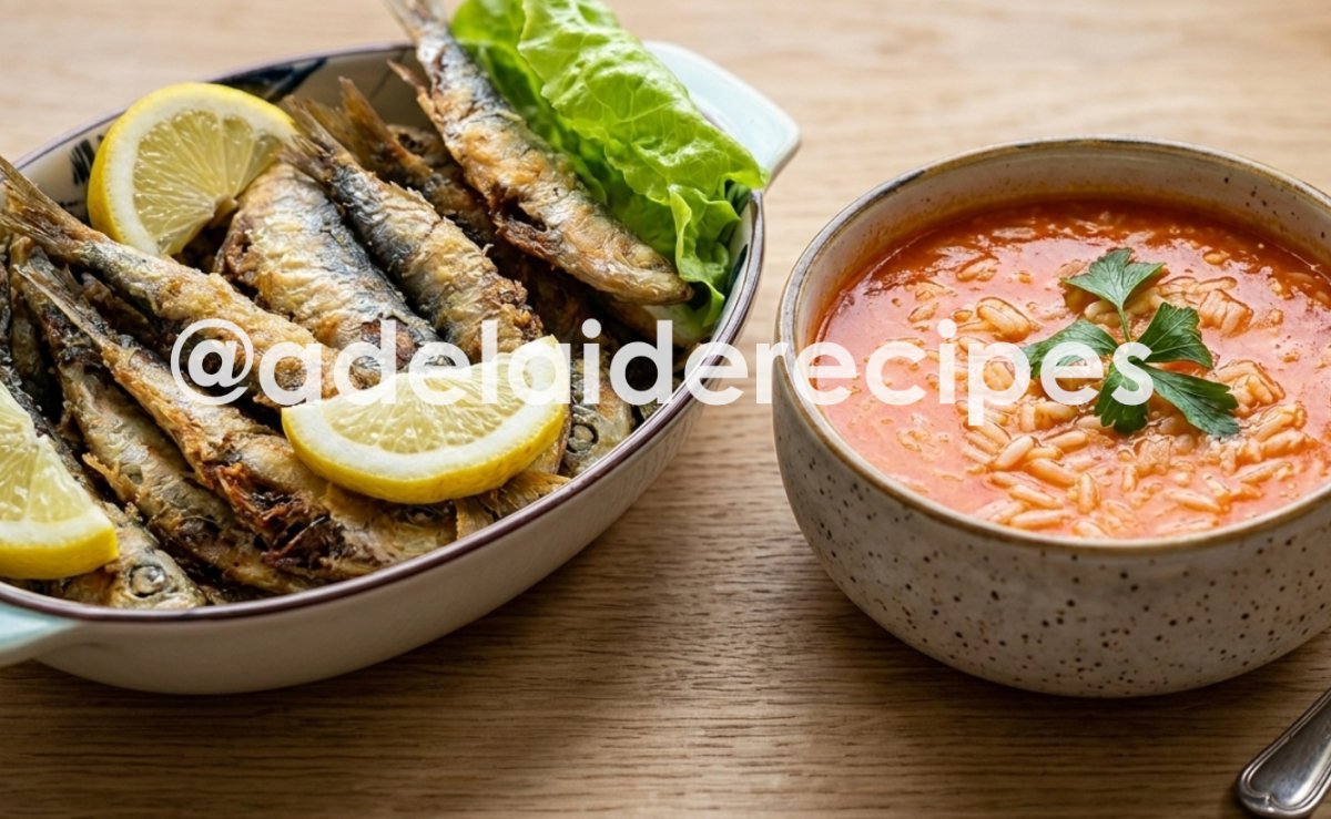 Fried Petingas with Tomato Rice | Traditional and Delicious Portuguese Recipe