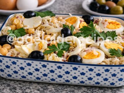 Chickpea Salad with Cod | Fresh, Quick and Healthy Recipe