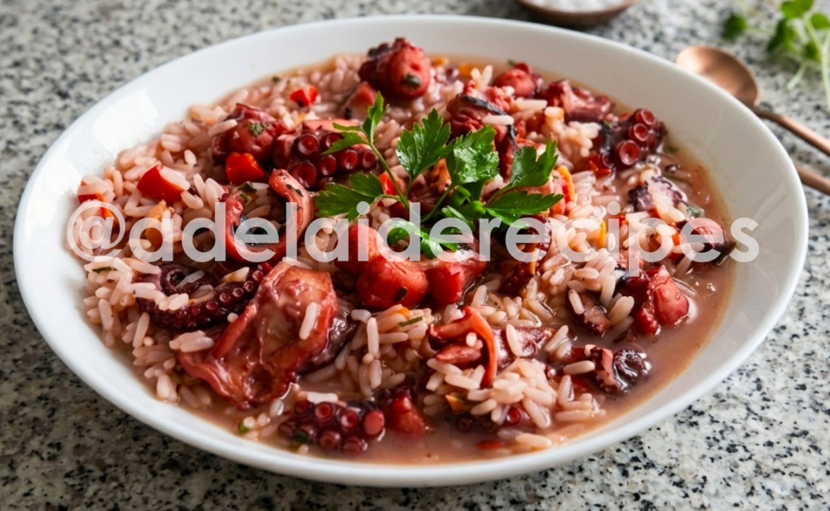 Portuguese Octopus Rice | Traditional Portuguese Recipe