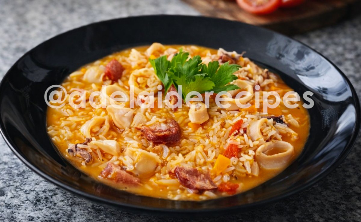 Portuguese Squid Rice | Traditional Recipe