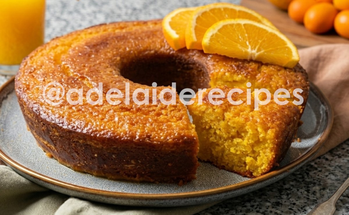 Orange Cake with Syrup | Fluffy and Delicious!