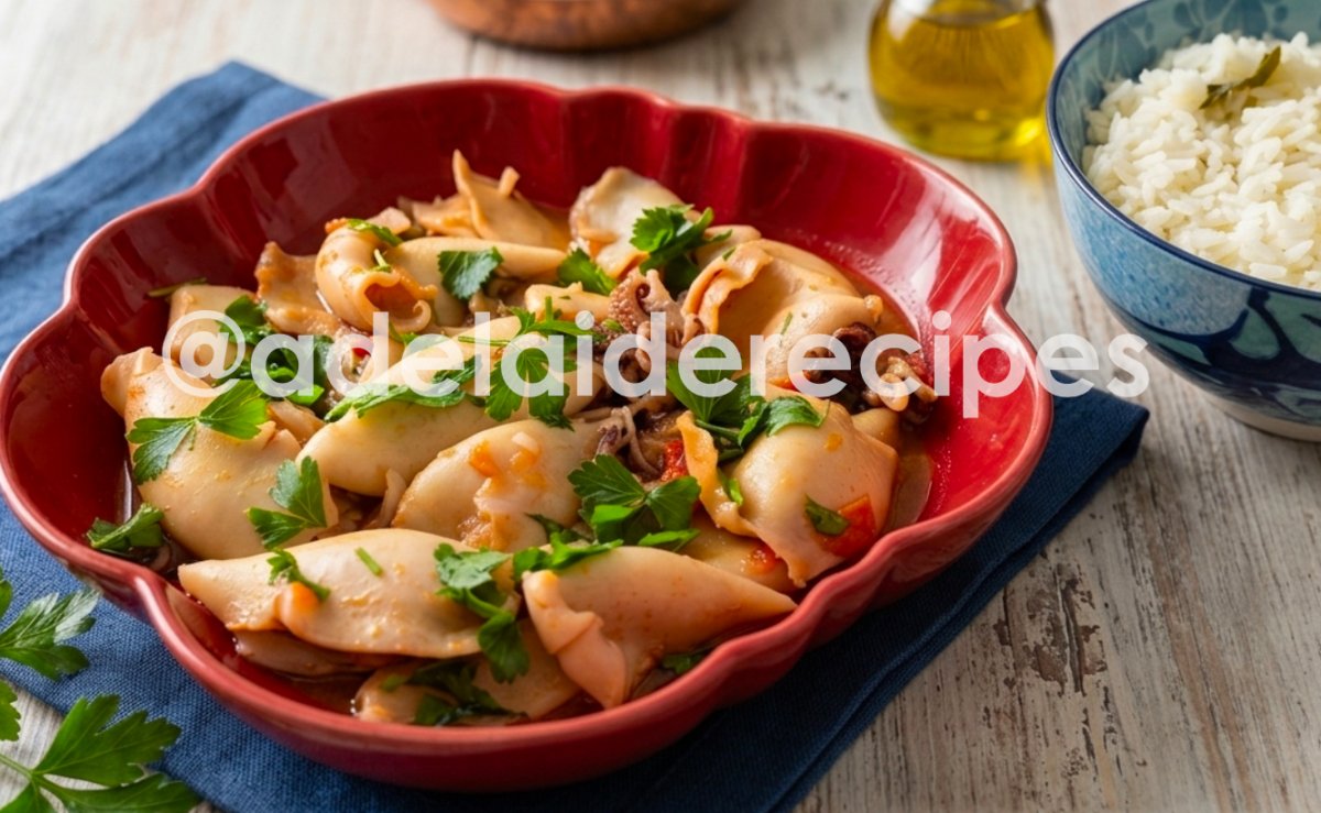 Portuguese Stewed Squid | Traditional and Tasty Recipe