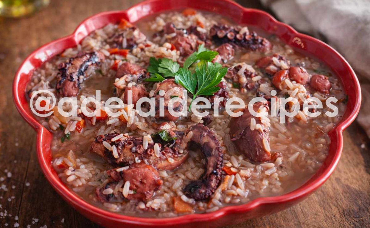 How to Make Tender Octopus Rice | The Best Portuguese Recipe
