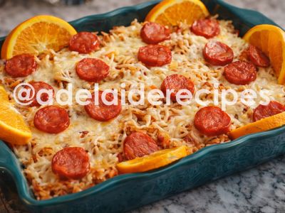 Duck Rice Gratin with Cheese