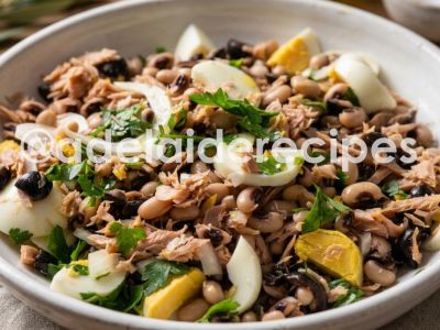 Salada de Atum com Feijão Frade | Receita Portuguesa Fácil e Deliciosa