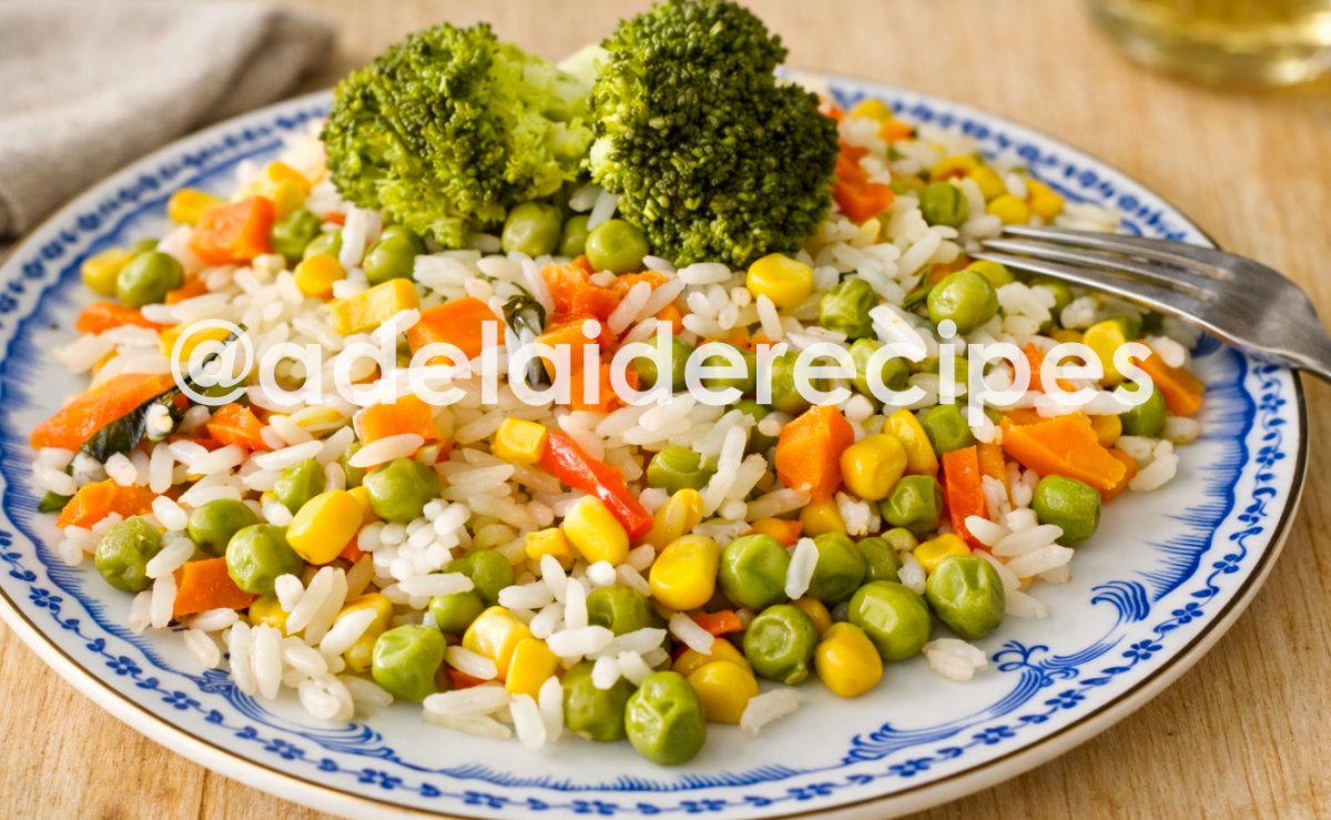 Rice Salad with Vegetables |  Healthy and Easy Recipe