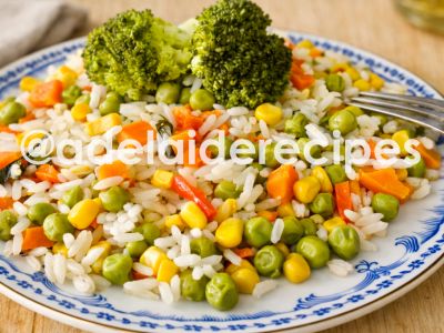 Salada de Arroz com Legumes |  Receita Saudável e Fácil