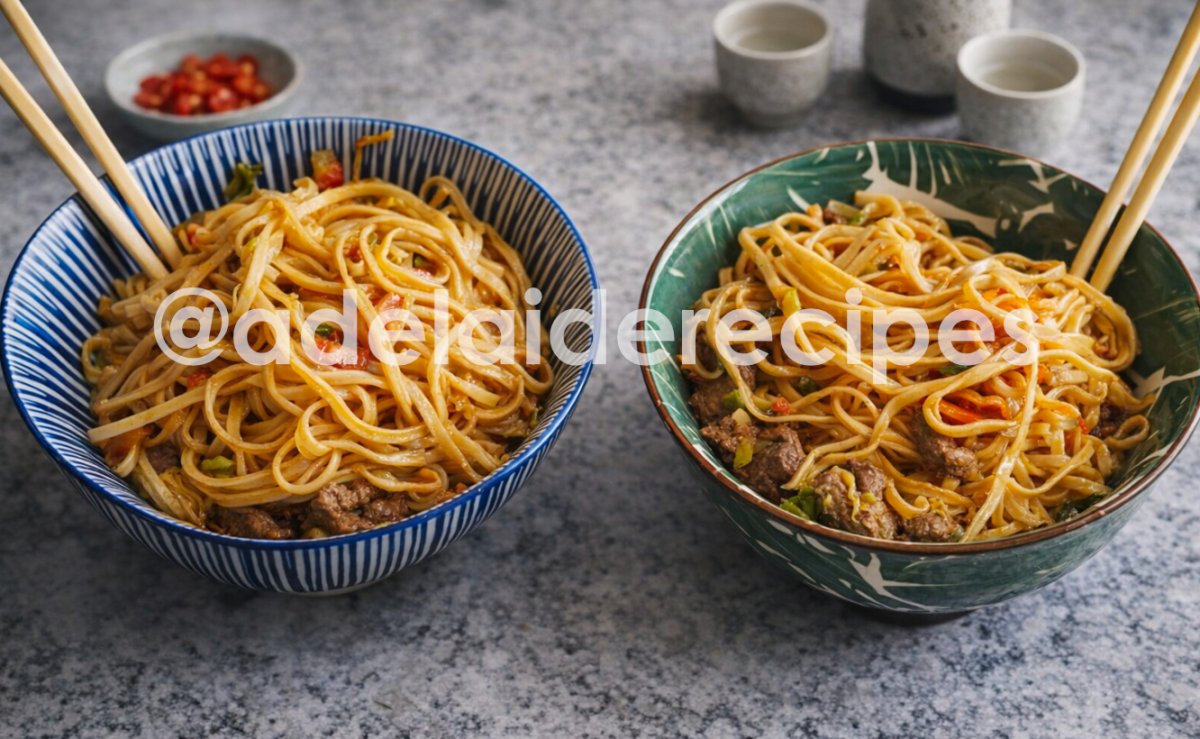 Noodles with Meat and Vegetables | Easy and Tasty Recipe