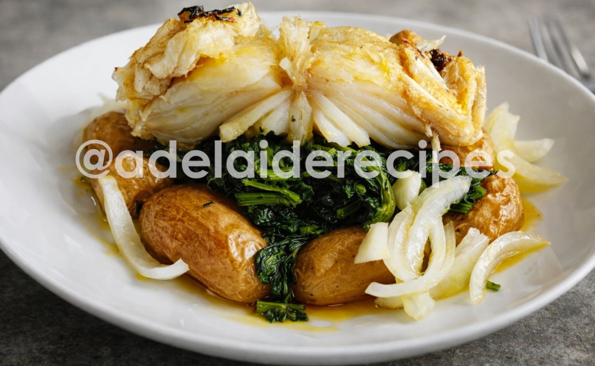 Roasted Cod and Greens Recipe