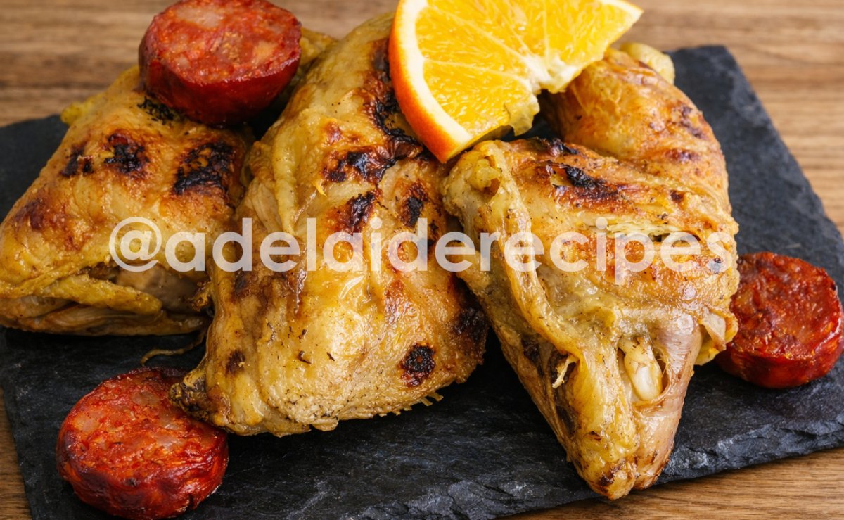 Roasted Chicken Thighs with Chorizo