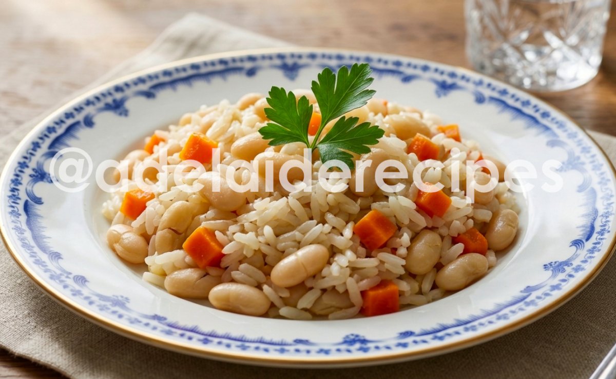 White Bean Rice | Simple, comforting and full of flavor recipe!