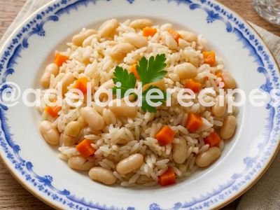 White Bean Rice | Simple, comforting and full of flavor recipe!