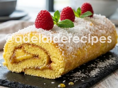 IRRESISTIBLE Coconut Swiss Roll | The Easiest and Most Delicious Recipe You'll Ever Make!