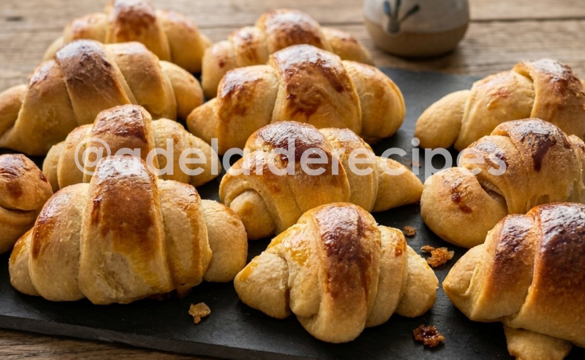 Homemade Brioche Croissants | Fluffy and Buttery