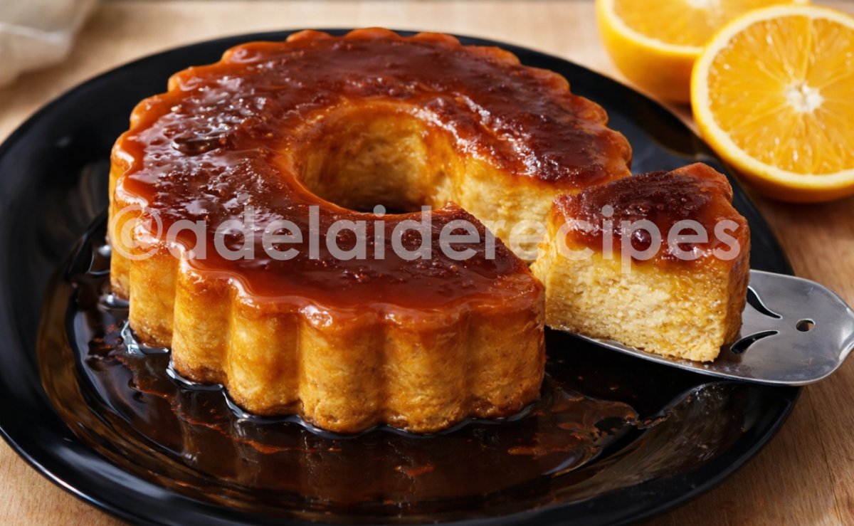 Bread and Orange Pudding | Traditional Portuguese Recipe | Easy Dessert