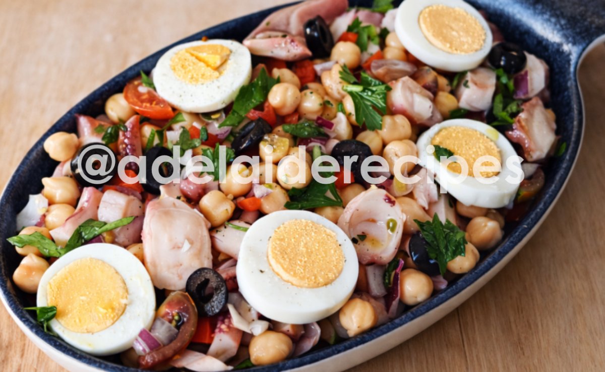 Octopus and Chickpea Salad | Quick, Fresh & Budget-Friendly Summer Recipe