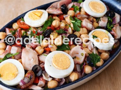 Octopus and Chickpea Salad | Quick, Fresh & Budget-Friendly Summer Recipe